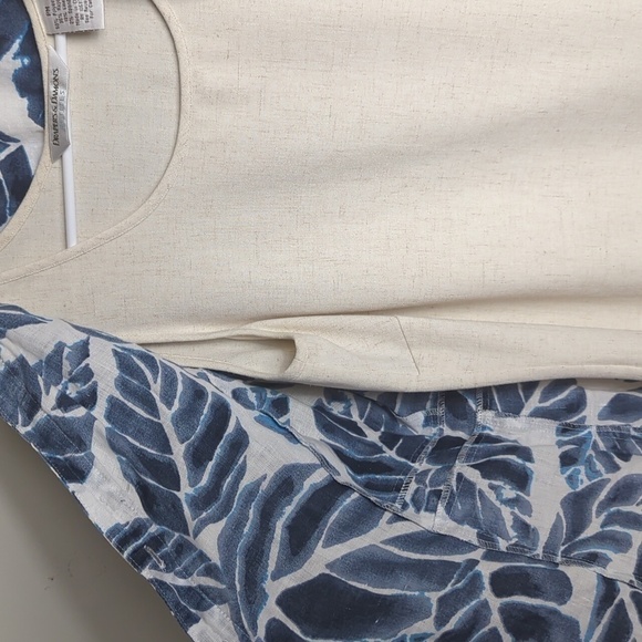 Linen Bundle Tops Button Down and Pop over Blouses Women's PM - Picture 4 of 11